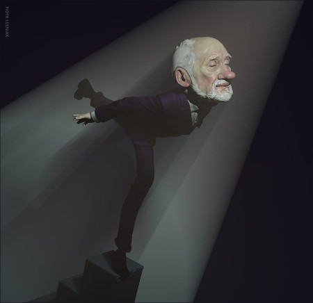 Macierewicz - grafika "ODLOT". Druk pigmentowy