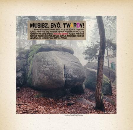 Musisz Być Twardy - Plakat Motywacyjny