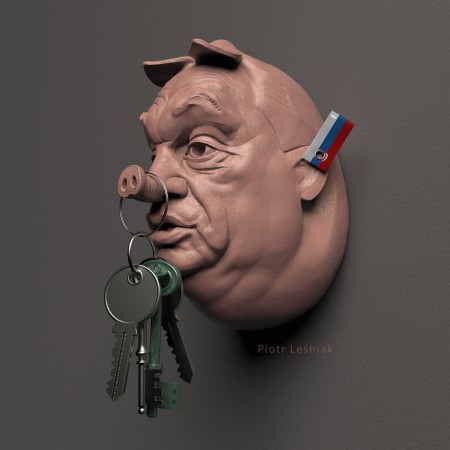 Orban - rzeźba, Haczyk