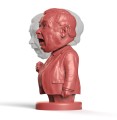 Bobblehead Cały z boku RÓŻ na BIALYM_w ruchu.jpg