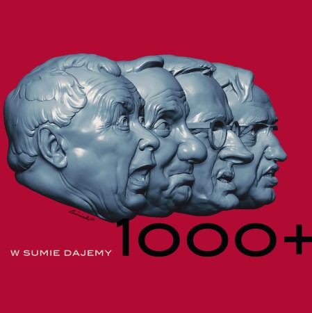 Plakat – "RAZEM DAJEMY 1000+"