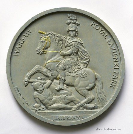 Płaskorzeźba "WARSZAWA - J. III Sobieski" 15cm