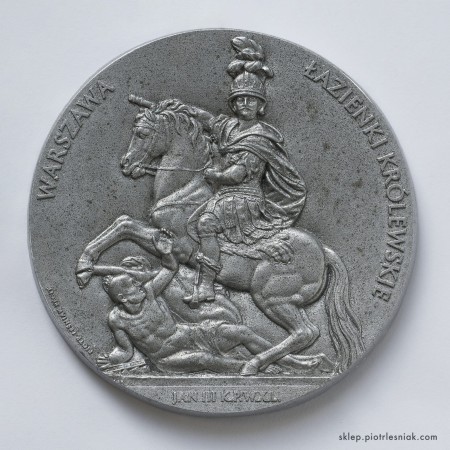 Płaskorzeźba "WARSZAWA - J. III Sobieski" 8,3cm