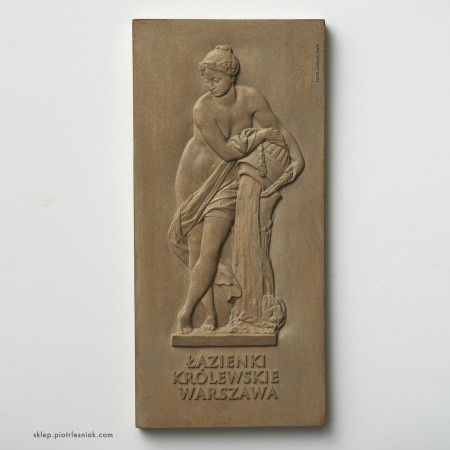 Płaskorzeźba "Łazienki Królewskie - Alegoria Wody"