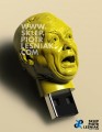 Kaczynski USB zółty